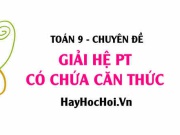 Cách giải hệ phương trình chứa căn thức và bài tập vận...